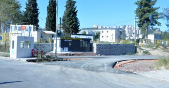 Şehir Hastanesine durak cebi Umuttepe Acil girişine asfalt