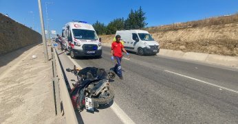 Kamyonla çarpışan motosikletli kurye öldü