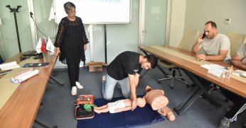 Başiskele Arama ve Kurtarma Ekibine ilk yardım eğitimi