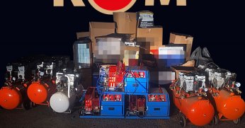 Gölcük’te 140 bin 600 makaron ele geçirildi