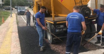 Yollarda bakım ve onarım çalışması