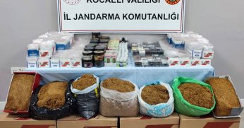 Gölcük’te 11 bin 820 makaron ele geçirildi