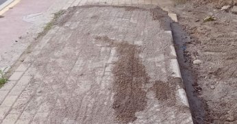 Yaya yolundaki sorun giderildi