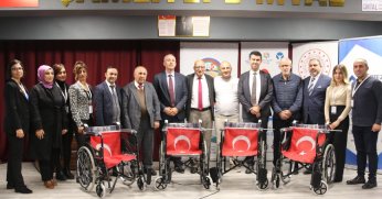 Toplanan kapaklar mutluluğa dönüştü