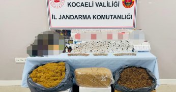 Gölcük’te 13 bin 440 makaron ele geçirildi