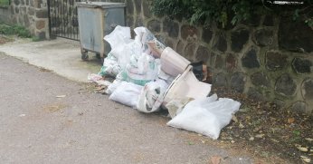 Evsel atıklar tepki çekti