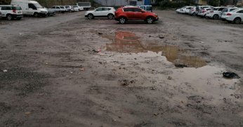 Otopark zeminine kapsamlı bakım gerekli