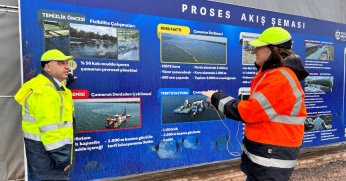 Dip çamuru temizliğine uluslararası basından ilgi