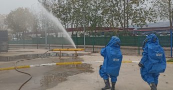 Büyükşehir İtfaiyesi KBRN eğitimi verdi