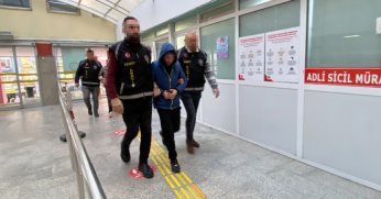 Balkonda yakalanan hırsız ve gözcüsü adliyede