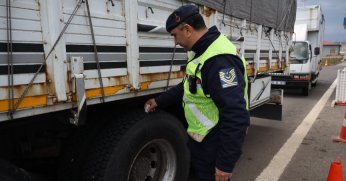 Kuzey Marmara’da kış lastiği denetimi