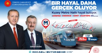 Kuzey Metro hattı 2024 yatırım programına alındı