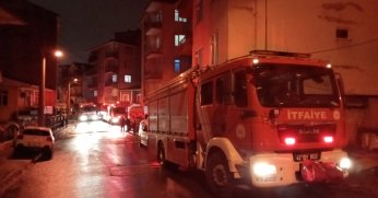 Gölcük’te apartmanda baca yangını