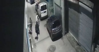 Ayakkabı hırsızları kamerada