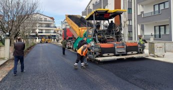 Yazlık Termal Sokak asfaltlandı