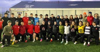 Konyalı ragbiciler Körfez’de hazırlanıyor