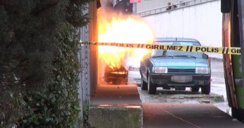 Hastane önünde şüpheli valiz alarmı