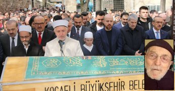 Cumhurbaşkanı Erdoğan’ın dünürünün babasına son görev