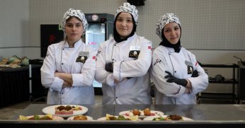 Geleceğin şefleri hünerlerini sergiledi