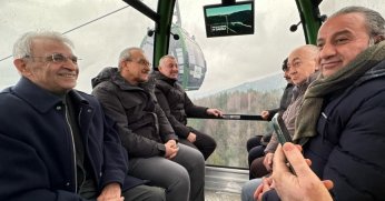 Kartepe Teleferik Hattı’nda ilk sürüş