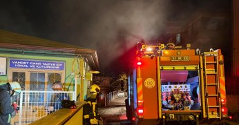 Sahur vakti camide korkutan yangın