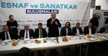 Büyükakın, sanayi esnafıyla iftar yaptı