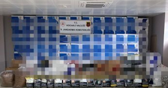 Gölcük’teki kaçak sigara operasyonunda 4 tutuklama