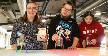 Özel bireyler, etkinlikte eğlendi