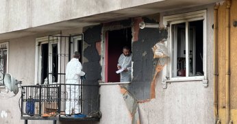 Doğal gaz patlaması sonucu 1 kişi yaralandı