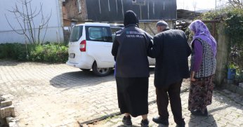 Büyükşehir, yaşlı çifte sahip çıktı