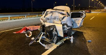 Kuzey Marmara Otoyolu’nda feci kaza: 2 ölü, 4 yaralı