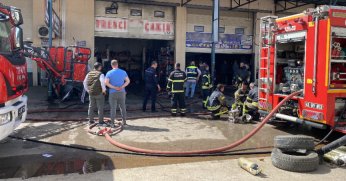 Gölcük Sanayi Sitesi’nde korkutan yangın