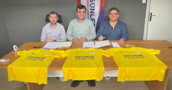 Ergünler Lojistik, Belediye Derincespor'a ana sponsor oldu 