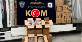 TEM’de 4 bin 270 kilo kaçak tütün ele geçirildi