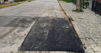 Asfalt yama ile sorunlar giderildi