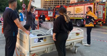 Özel hastanede yangın: 5 hasta tahliye edildi