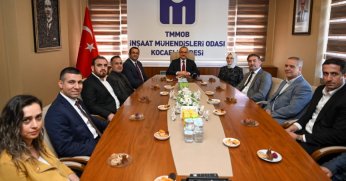 Vali Yavuz’dan inşaat mühendislerine ziyaret