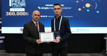 GTÜ öğrencisi, Ar-Ge Proje Pazarında 3. oldu
