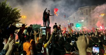 Galatasaray’ın şampiyonluğu coşkuyla kutlandı