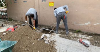 Trafonun kabloları yeni yerine alındı