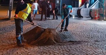 Yol Bakım Timi gece gündüz çalışıyor