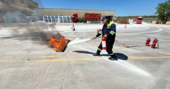 İtfaiyenin acil durum  tatbikatları sürüyor