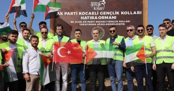 AK Genç Hatıra Ormanı  Filistin’e armağan edildi