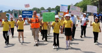 Temiz deniz, temiz çevre için yürüdüler