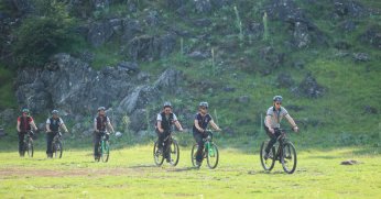 Samanlı Dağlarını bisikletle keşfe çıktılar