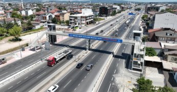 D-100 üzerindeki üstgeçit tamamlandı