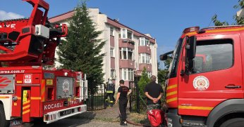 Bataryalardan çıkan yangın korkuttu