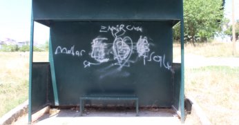 Durakta tepki çeken görüntü