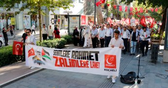 Kocaeli’de Heniyye için yürüyüş düzenlendi