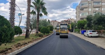 Değirmendere’de üstyapı yenileme çalışması